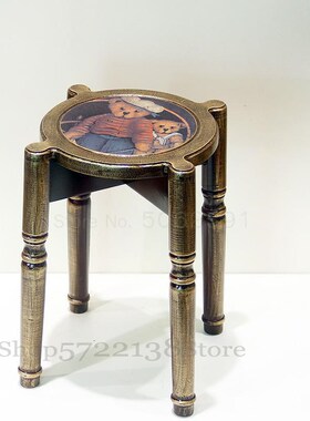 Solid Wooden Dining Stool Fashion Creative Small Stool Famil