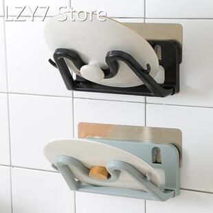 Kitchen Plastic Pot Lid Rack Foldable Cutting Board Rack Sto