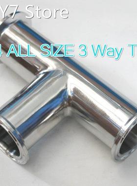 Stainless Steel SS304 Sanitary 3 Way Tee Ferrule Tri Clamp S