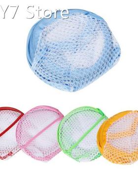 White net Small Dirty Clothes Basket Folding Color Net Stora