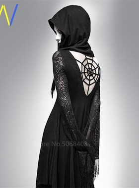Halloween Costume for Women Demon Devil Vampire Cosplay Blak