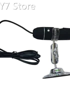 Portable 1000X HD Electron Microscope 8 Lamp Tape Measuremen