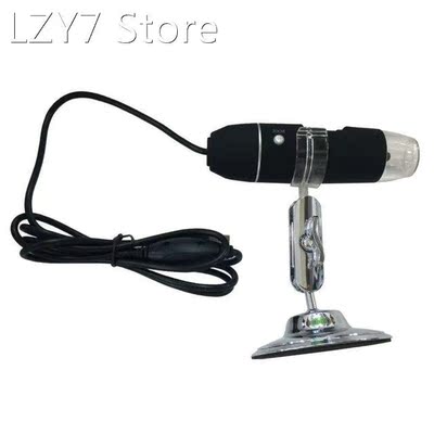 Portable 1000X HD Electron Microscope 8 Lamp Tape Measuremen