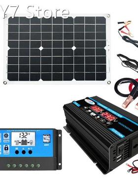 Car Accessories Sturdy Practical 300W Inverter+30A 12V/24 Co