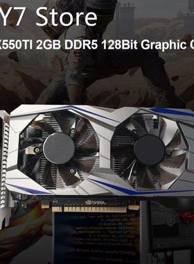 GTX550TI Computer Graphic Card 2GB 128Bit DDR5 HD Video Gami