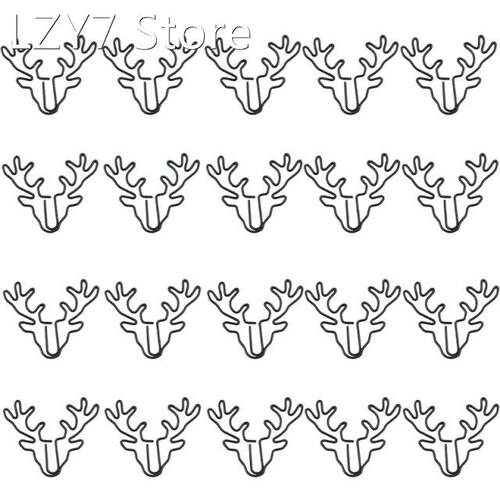 Retro Deer Shape Paper Clips 20x Cute Planner Clips Binder C