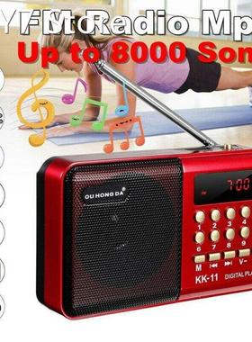Portable Handheld Digital FM Usb Tf MP3 Radio Music Pla