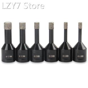 6PCS 6/6/8/8/10/12mm M14 Thread Dry Vacuum Brazed Diamond Dr