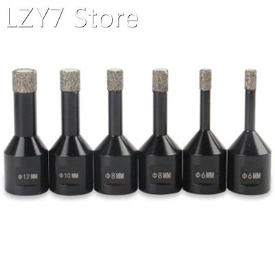 6PCS 6/6/8/8/10/12mm M14 Thread Dry Vacuum Brazed Diamond Dr