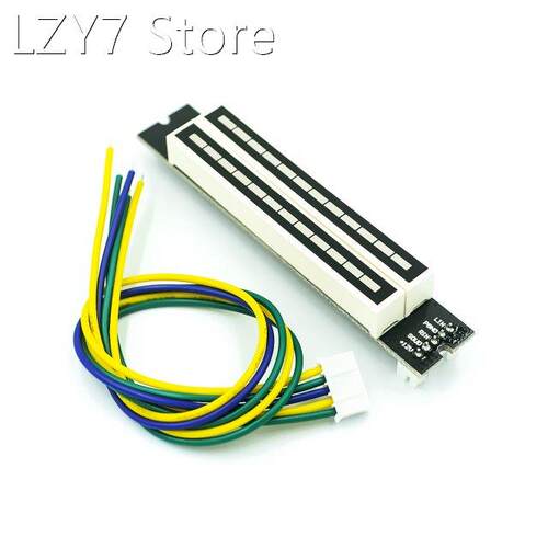 Double 12-bit double channel LED music spectrum level indica