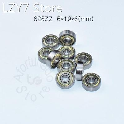 Carbon steel 10pcs 626zz 6*19*6(mm) free shipping Metal Sea
