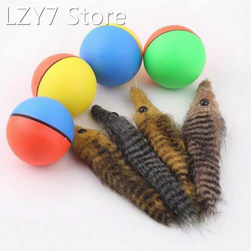 Pet Ball Toy Dog Weasel Motorized Funny Rolling Ball Cat Cha