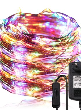 DC12V LED String Fairy Lights Copper Wire Christmas Garland