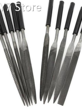 10*Metal Needle Files For Deburring Fixing Jewelry Diamond G