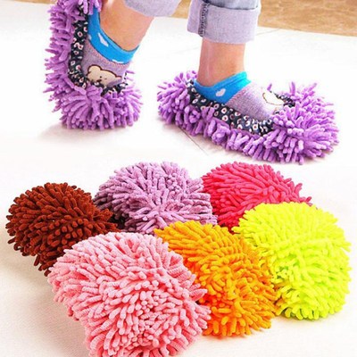 Cover Slippers Duster-Cloth Microfiber Cleaner House Lazy-Sh