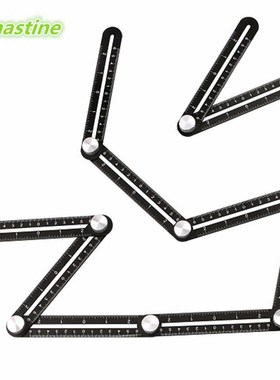 Twelve Folding Ruler DIY Wood Tile Flooring Tool Angle Meas