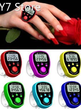 Finger Counter Clock LCD Electronic Digital Tally Counters w