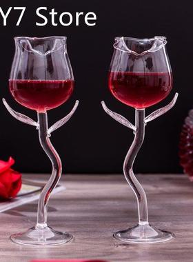 Rose Wine Glass Set Rose Flower Shape Wine Glass Creatives R