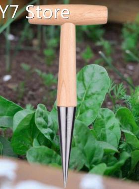 Home Gardening Wooden Planting Seeds And Bulbs Tools Hand Di