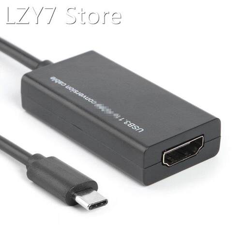 USB Type C to HDMI-compatible Adapter USB 3.1 to HDMI-compat