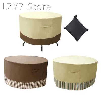Outdoor Garden Courtyard Round Covers Waterproof Patio Furni