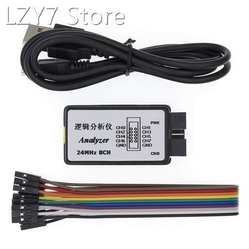 USB Logic SCM 24MHz 8 Channel 24M/seconds Logic Analyzer Deb