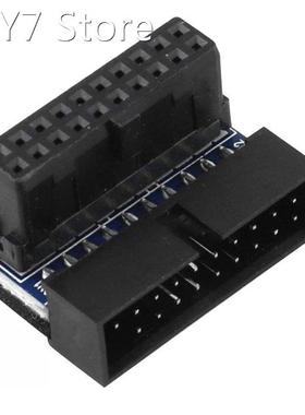 USB 3.0 20 Pin Male to Female Extension Adapter Up Down Angl