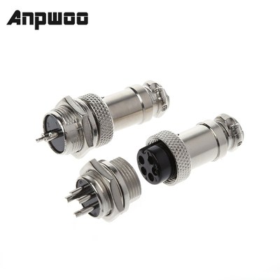 ANPWOO Aviation Plug Male & Female Wire Panel Metal Connecto