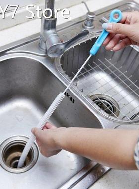 Cleaning tools Bendable sewer pipeline dredge sink hair kit