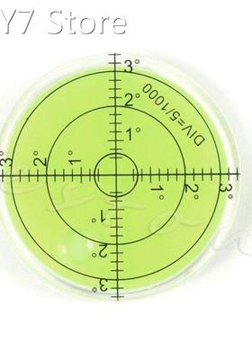 Precision Spirit Bubble Level Degree Mark Surface Round Circ