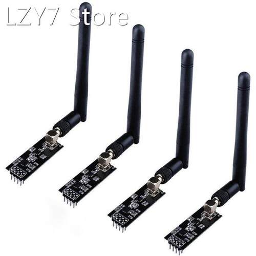 4pcs/lot 2.4G NRF24L01+PA+LNA Wireless Module with Antenna 1