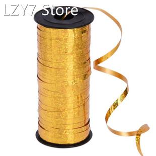 Silver Gold Curling Ribbon Roll Crimps Gold Balloon Ribbons