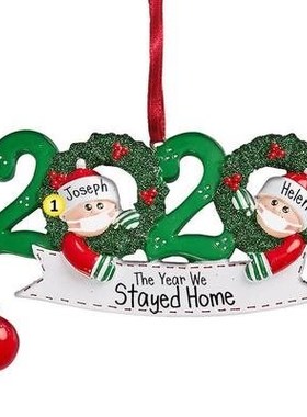 2020 Family DIY Handwritten Name Doll Snowman Christmas Tree