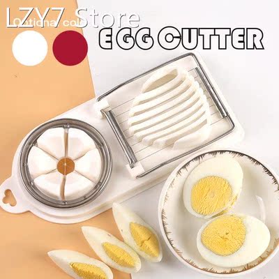 2In1 Stainless Steel Egg Slicers Splitter Dividers Preserved