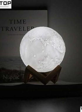 3d moon lamp touching  clap pvc moon lamp