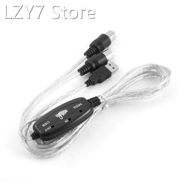 MIDI to USB IN-OUT Interface Cab