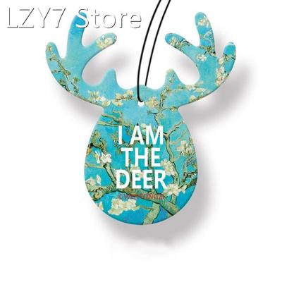 Deer Shaped Car Pendant Air Freshener Decoration Solid Aroma