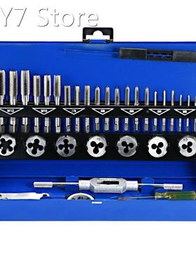 32PCS HSS Tap and Die Set Metric Wrench Cut M 3-M12 Hand Thr