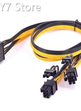 12pin to Dual 6+2Pin PCI express Power supply Cable 2 PCIe 8