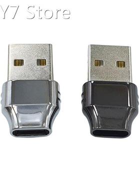 TYPEC Female to A Male 2.0 2 PCS Zinc Alloy Shell Safe USB F