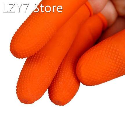 100PCS Disposable Latex Rubber Finger Cots Anti-static Finge