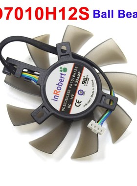 75mm FD7010H12S 4Pin Wire Connector Cooler Fan Replace  ASS