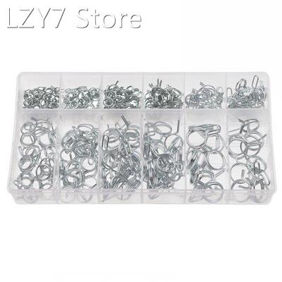250pcs Hose Spring Band Type Action P-ipe Clamp Clip Clamp A