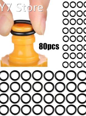 80Pcs/Set 1/4 M22 O-Rings + 3/8 O-Rings Rubber For Pressure