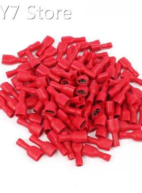 100pcs/Set FDFD1.25-250 Female Insulated Terminal Plug Sprin
