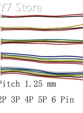 5/10Pcs Micro JST 1.25 mm Pitch 2P 3P 4P 5P 6 Pin Female Jac