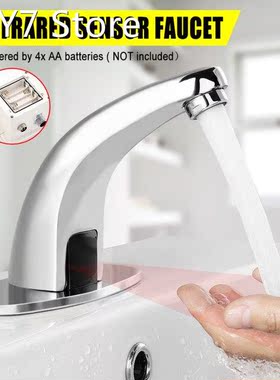Bathroom Automatic Touch-Free Sensor Faucets Water Saving In