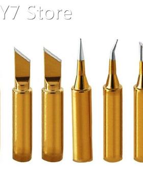Gold Color Lead-Free Soldering Iron Tip Internal Heating Rep