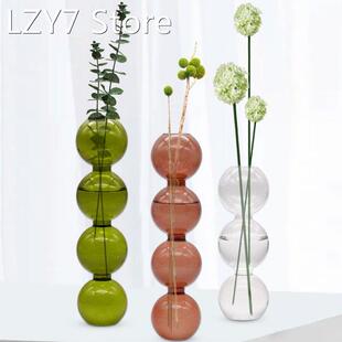 Nordic Glass Vase Home Small Hydroponic Plant Glass Bottle L