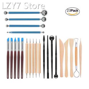 23pcs Clay Sculpting Set Carving Tools Rock Painting Kit Dot